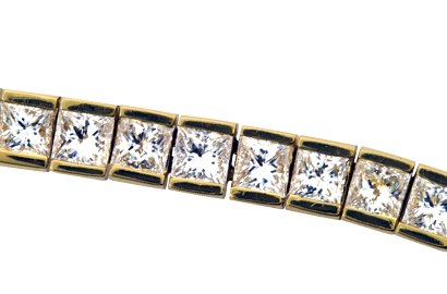 Bar-Set Diamond Bracelet