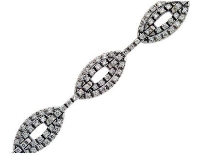 Deco Style Diamond Bracelet