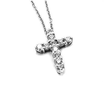 Petite Diamond Cross