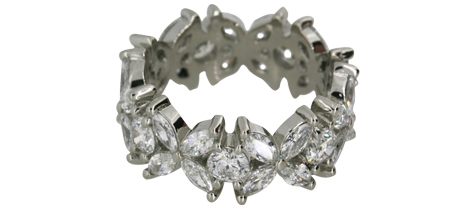 Snowflake Diamond Ring