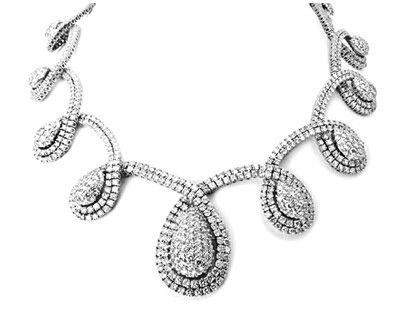Stunning Diamond Collar Necklace