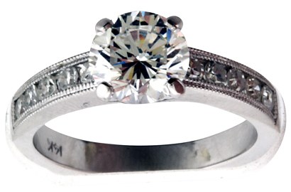 Vintage Design Pave Diamond Ring